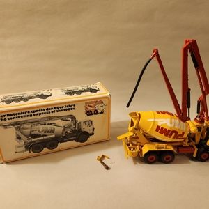 Vintage toy concrete truck .putzmeister,germany